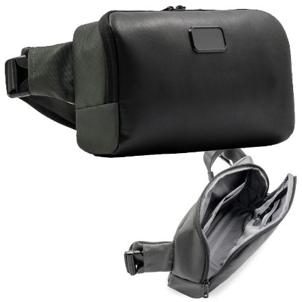 brandcharger edge crossbody tas vegan leer