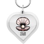 kunststof sleutelhanger kapi in hart vorm