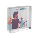 glazen trofee recco geschikt voor 3d gravering