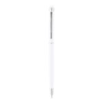 aluminium gekleurde touch balpen blauwschrijvend