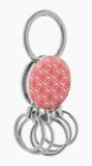 ronde metalen sleutelhanger. custom made.