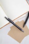 metalen balpen leggera blauwschrijvend