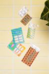 custom made 5 grote muntsnoepjes eco kraftpapier