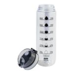 r-pet fles volume- en tijdmarkering 1000 ml