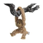 superzachte pluche gorilla, handen met klitteband