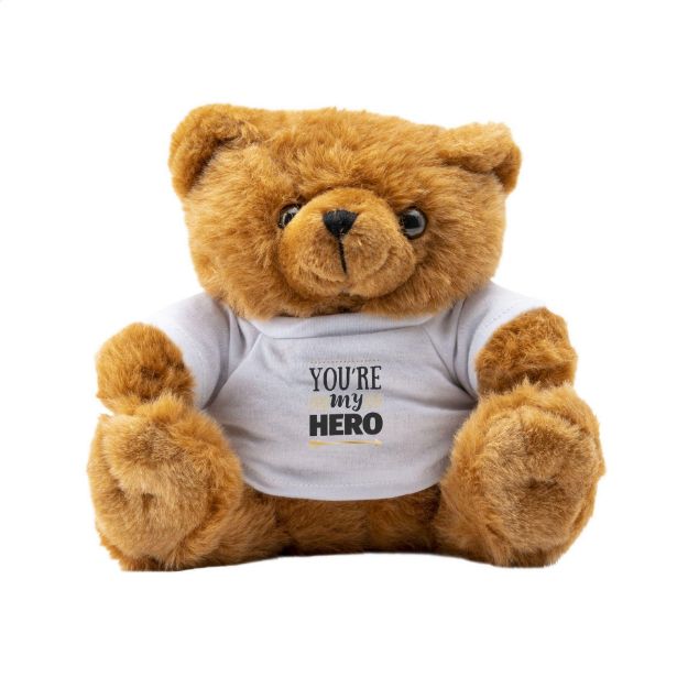 knuffelbeer met witte t-shirt tampam