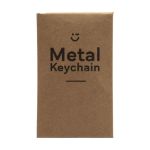 metalen autootje met stevige sleutelring.