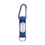 karabijnhaak gecombineerd met sterk geweven nylon