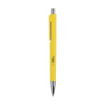 blauwschrijvende balpen met uniek design.