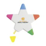 markeerstift met 5 verschillende kleuren mino