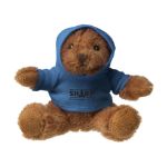 kleine, pluche beer met hooded shirt.