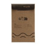 ronde, hoogglans, nikkelen sleutelhanger.