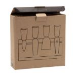 bamboe kaasplank met messenhouder.