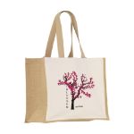 jute canvas shopper tas