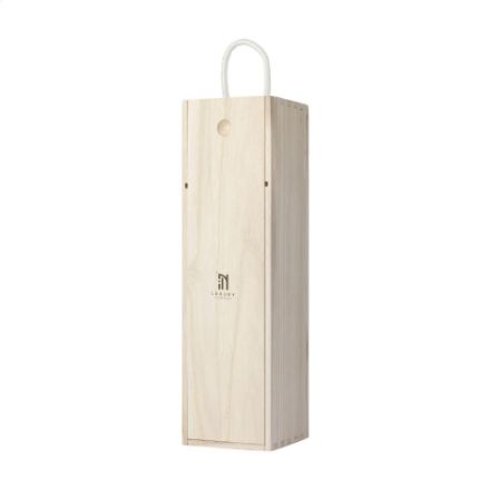 winewood wijnkistje van paulowniahout