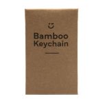 bamboe rechthoekige sleutelhanger