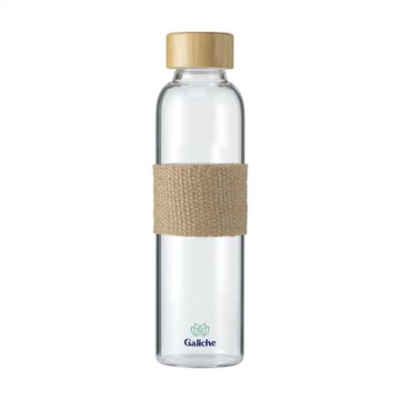 senga glass bamboe 500 ml drinkfles