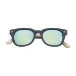 havana zonnebril met spiegelglazen uv 400
