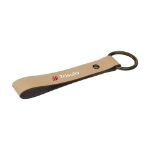 sleutelhanger van gerecycleerd leder