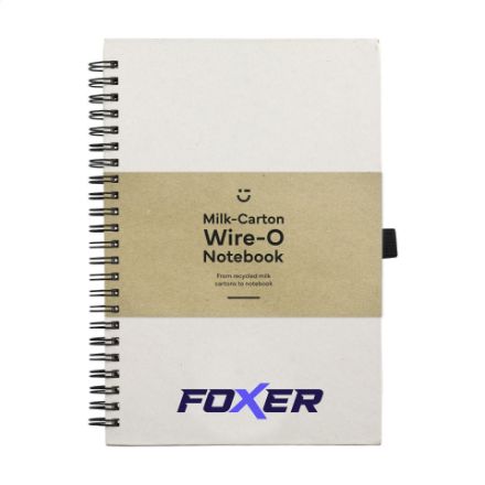 melkkarton wire-o a5 notitieboek