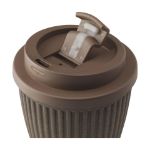 on the go koffiebeker van koffiedrab en suikerriet