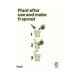 sprout gescherpt potlood met zaadjes