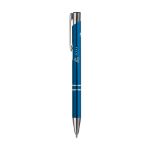 ebony recycled aluminium pennen blauwschrijvend