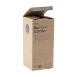 bamboe wijnkoeler met kerken binnenwand