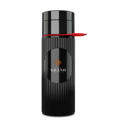 join the pipe atlantis ring drinkfles zwart 500 ml