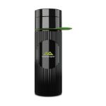 join the pipe atlantis ring drinkfles zwart 500 ml