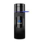 join the pipe atlantis ring drinkfles zwart 500 ml