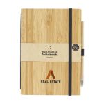 bamboe plus fsc notitieboekje a5 met inktloze pen