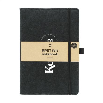 a5 notitieboekje met rpet vilten kaft