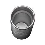 geometric recycled staal thermosbeker 280 ml