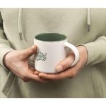 keramieke mok met hoogglans binnenzijde 330 ml