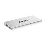 tecco recycled aluminium powerbank 5000 mah