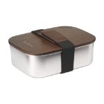 lunchbox van recycled rvs en acaciahout