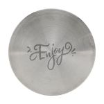 voorraadpot helder glas aluminium deksel 1500 ml