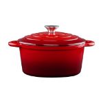 geëmailleerde gietijzeren braadpan granny