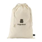 cadeauzakje naturel recycled katoen