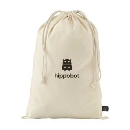 cadeauzakje naturel recycled katoen