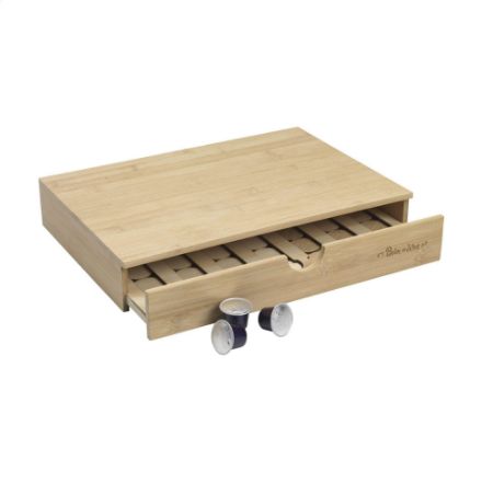 rackpack lade voor koffiecapsules banboe