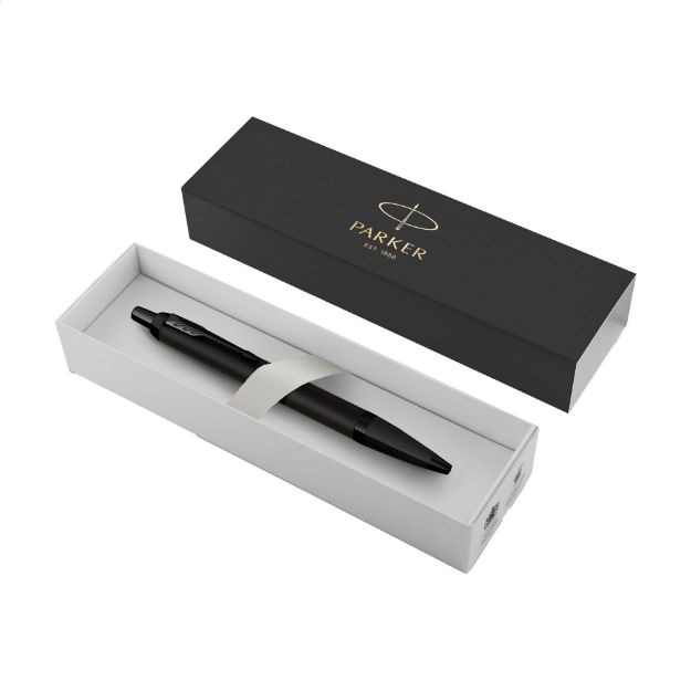 parker im achromatic balpen blauwe inkt