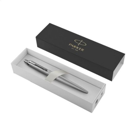 parker jotter xl grey balpen blauwe inkt