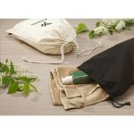 cadeauzakje van recycled katoen 150 g/m2 met koord