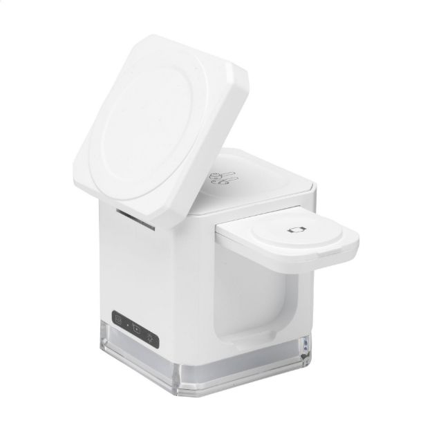 recycled abs 3-in-1 oplaadstandaard en snellader