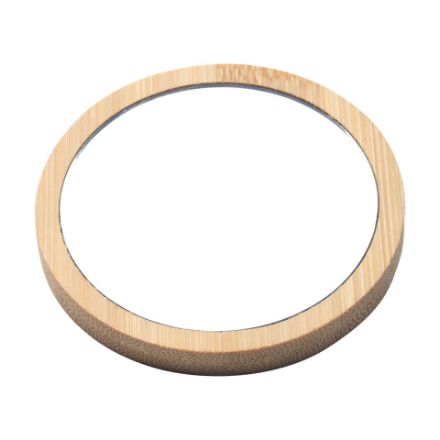 rond make-up bamboo spiegeltje ø 7 cm