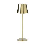 wooosh royal oplaadbare tafellamp goudkleurig