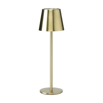 wooosh royal oplaadbare tafellamp goudkleurig