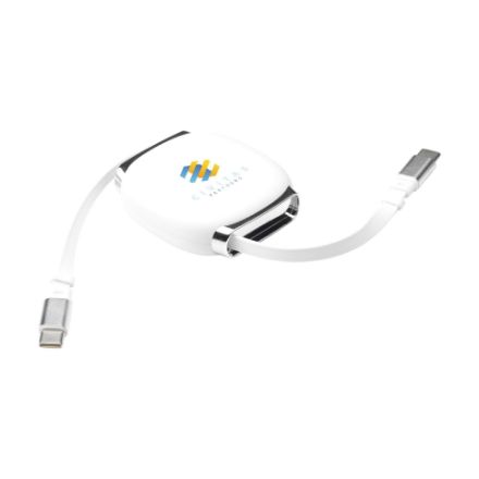 reelio oprolbare r-abs usb-c oplaadkabel 1 meter